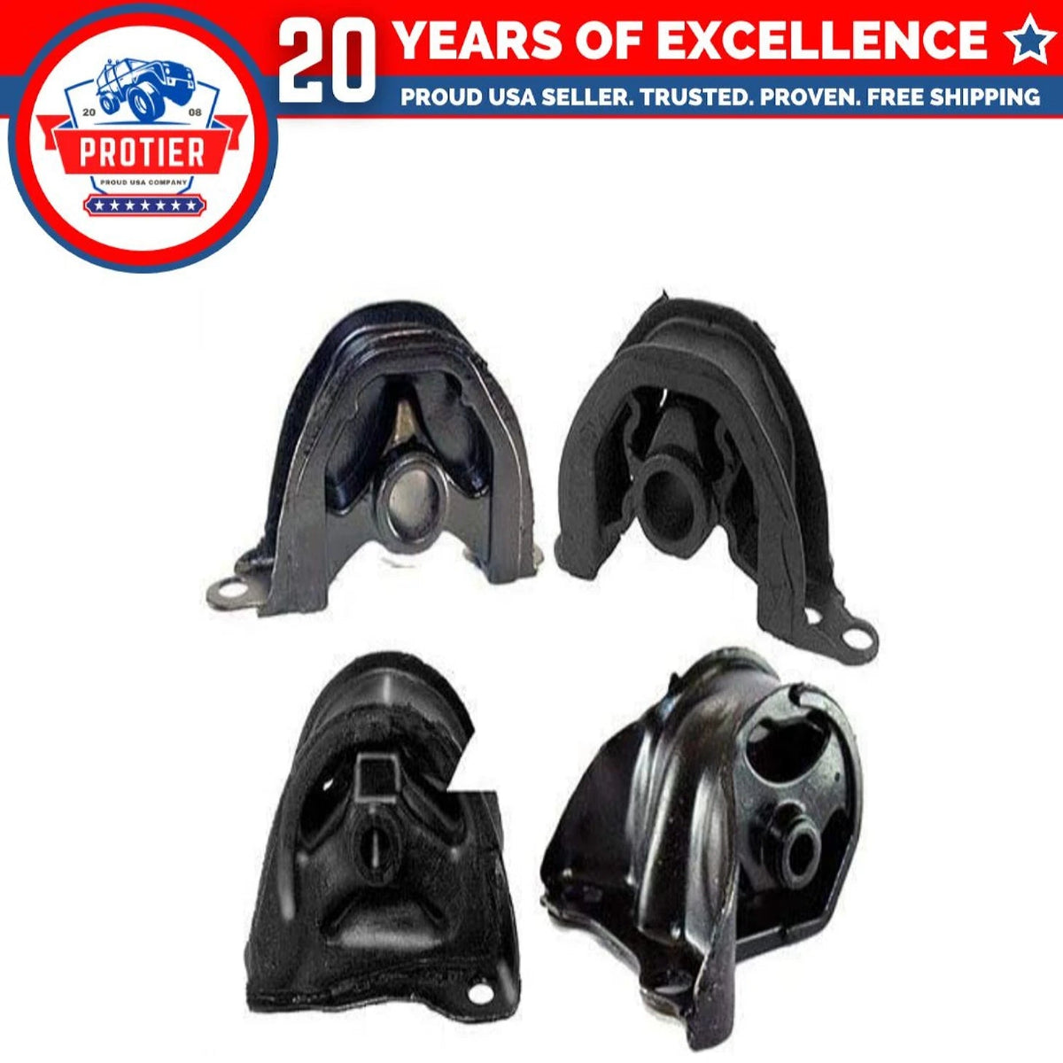 Fits 1994-2001 Acura Integra 1.8L Engine Motor & Trans Mount Set for AUTO 4PCS 6B93BC-57