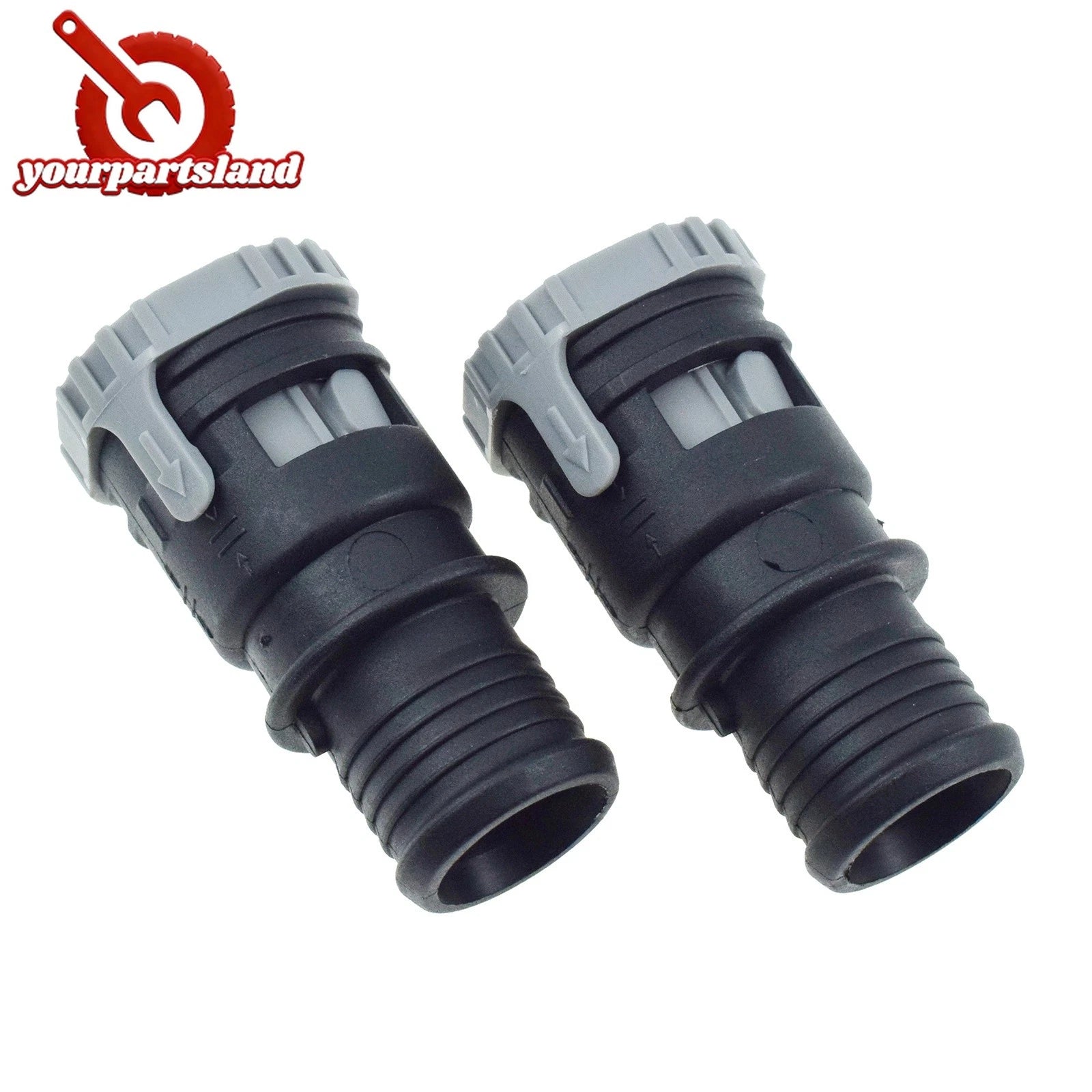 2PCS Heater Hose Connector For Ford C-Max Focus MK2 Escape Kuga 2.0L EcoBoost 6B93BC-57