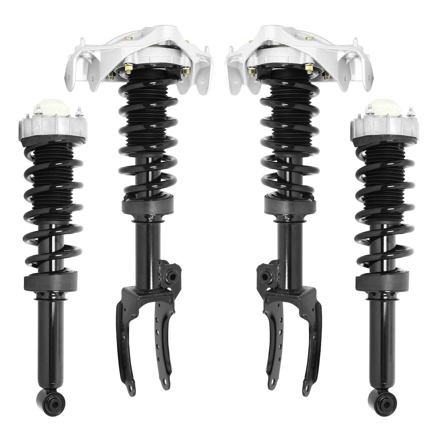 Front & Rear Complete Strut Assembly Conversion Kit for 2007-2014 Audi Q7, 6B93BC-57