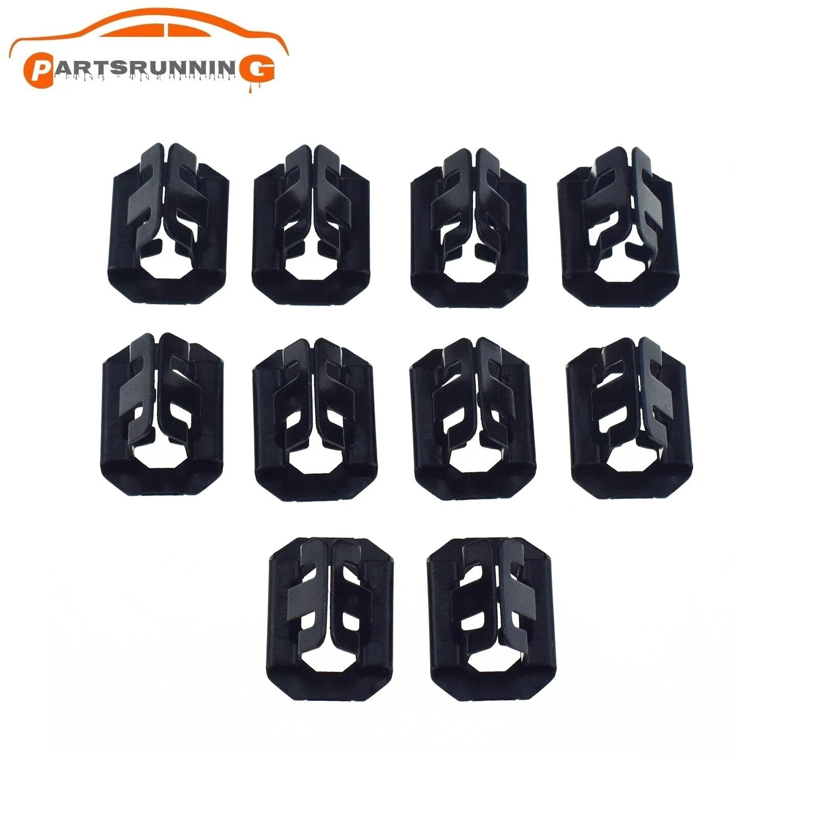 10 PCS Grille Fastener Clip For 2003-07 GMC Sierra HUMMER H2 Chevrolet 15162843 6B93BC-57