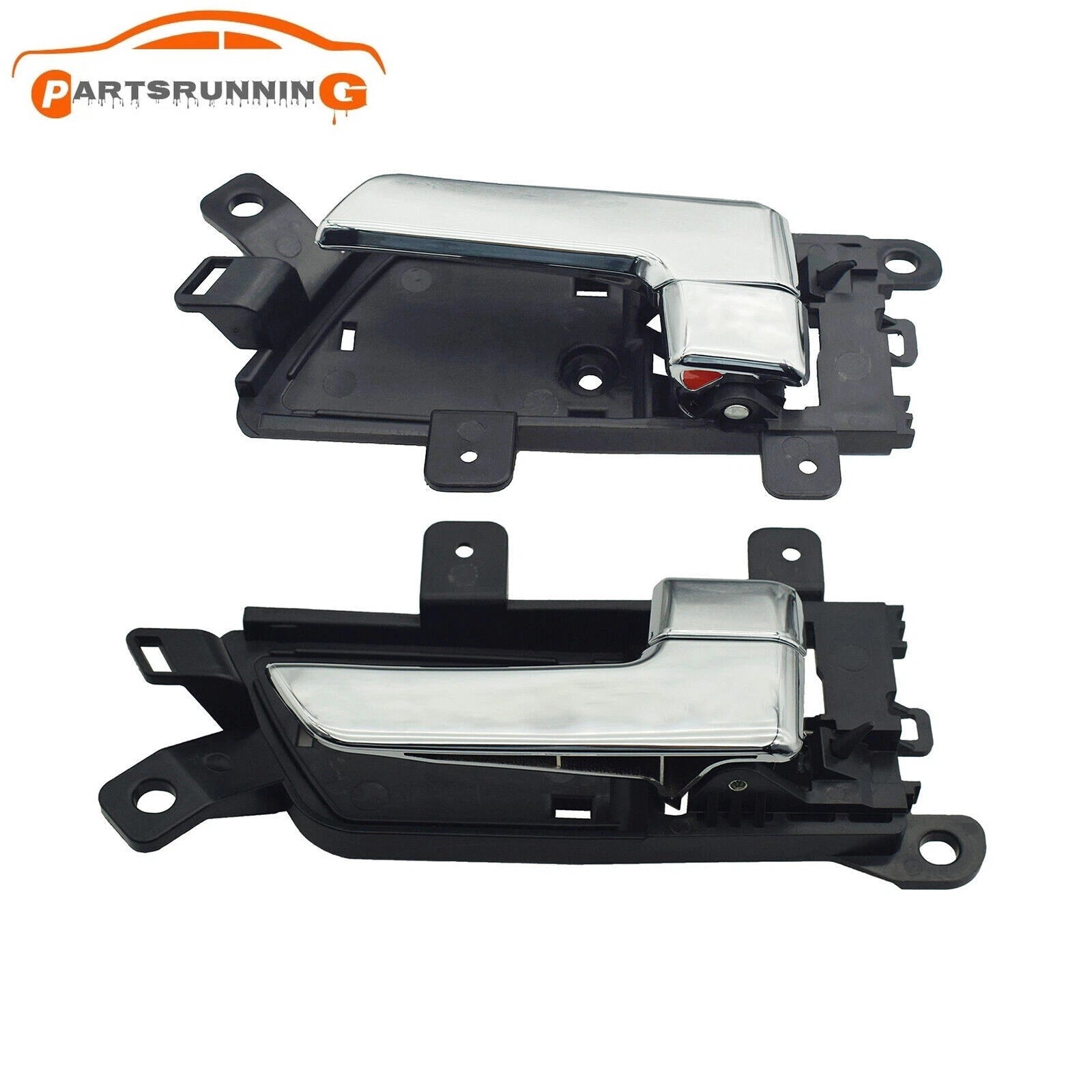 2PCS Left Right Chrome Interior Door Handle For Kia Borrego Mohave 2007-2015 6B93BC-57