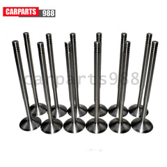 12Pcs Intake Valves 058109601C For Audi A4 TT VW Beetle Golf Passat Jetta 1.8L 6B93BC-57