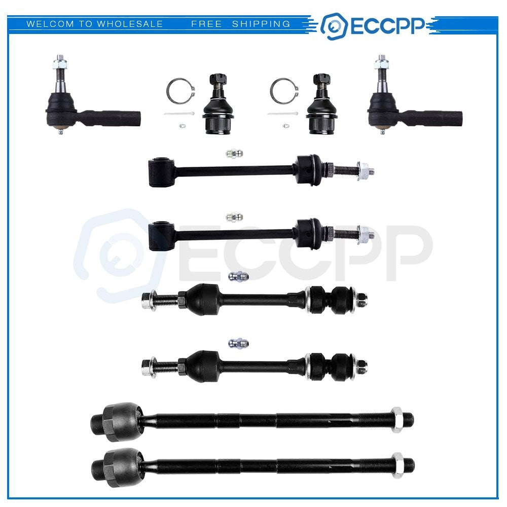 Front Tie Rod Ends Ball Joints Sway Bars For 2004-2006 Dodge Ram 2500 3500 6B93BC-57