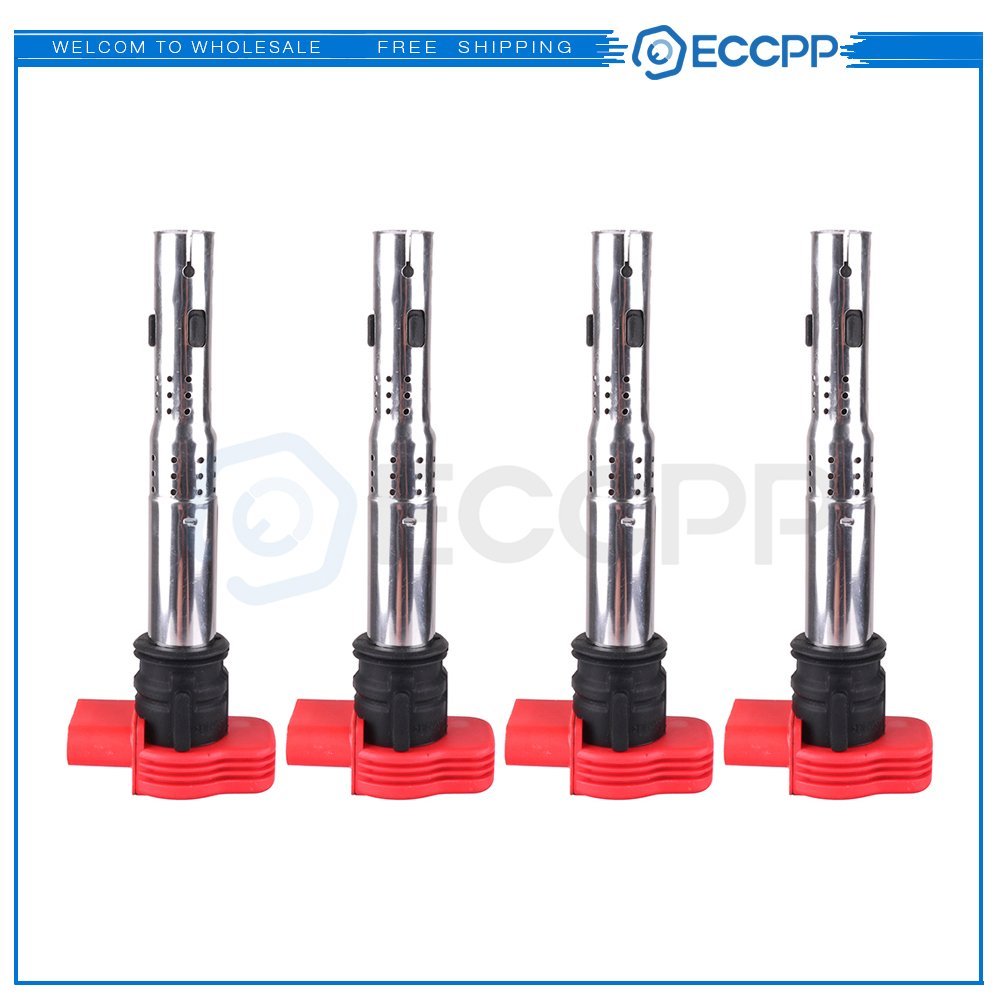 Pack of 4 Ignition Coils for Audi Q5 Q7 A6 Porsche Panamera VW UF529