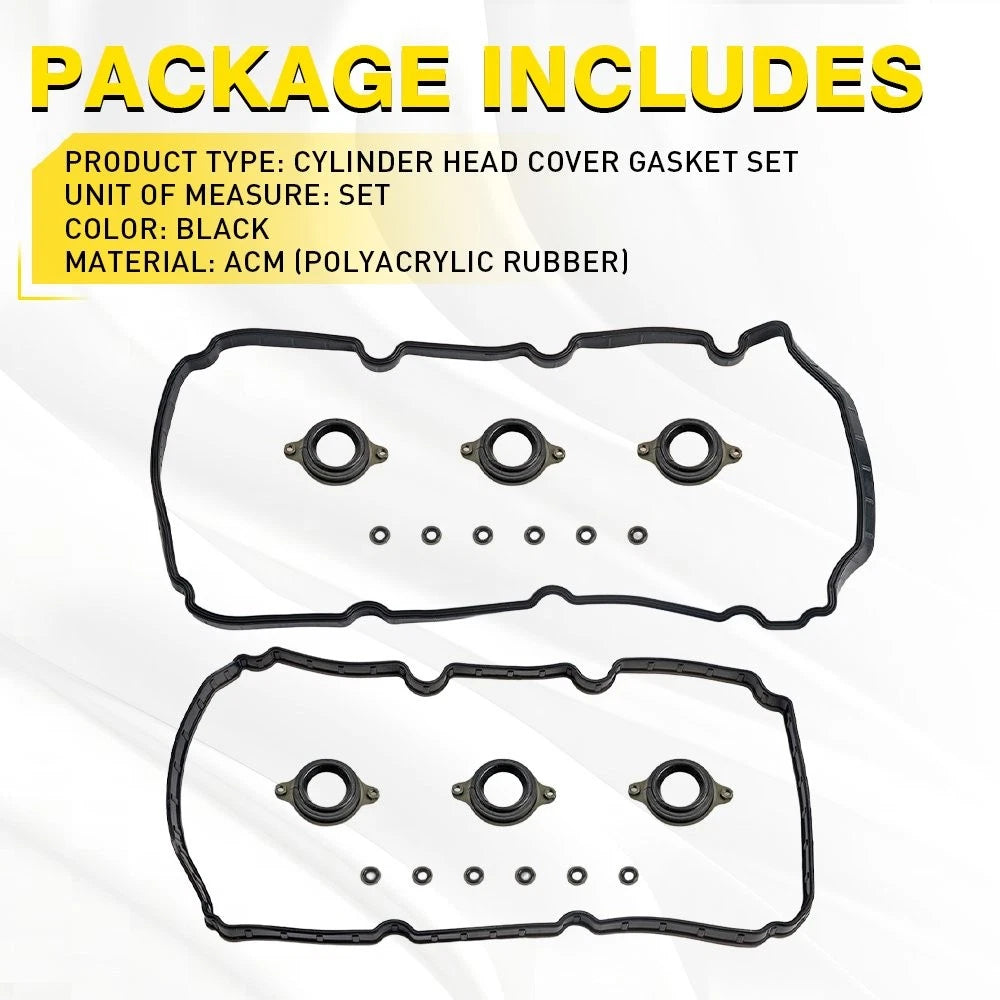 Valve Cover Gasket Set For Honda 2013-2017 Accord/2013-2015 Crosstour 3.5L V6 EA 6B93BC-57