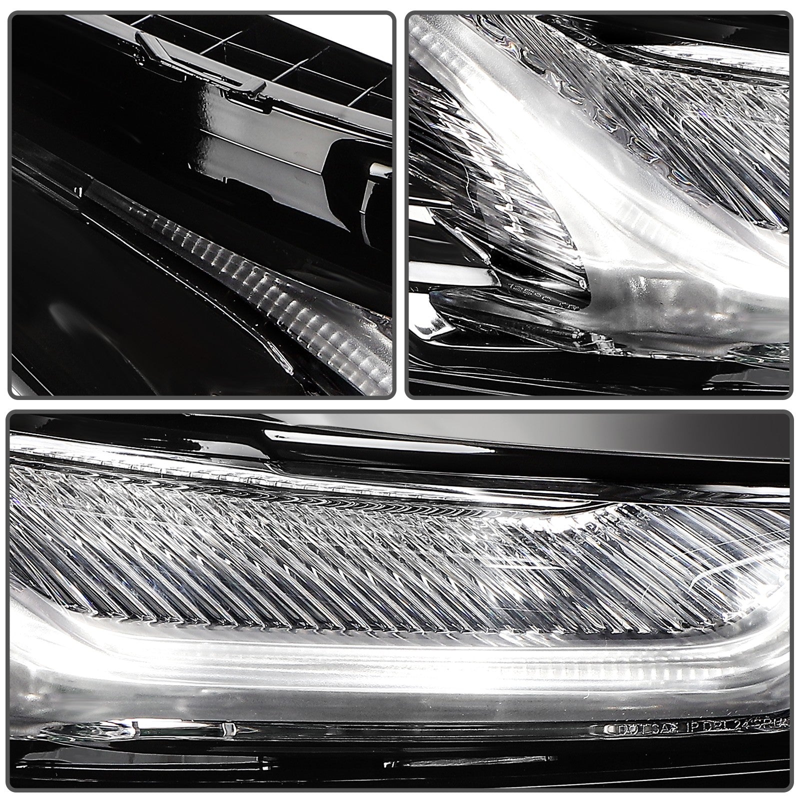 ECCPP LED Headlight For Chevrolet Traverse 3.6L 2022-2023 PassengerSide Black 6B93BC-57