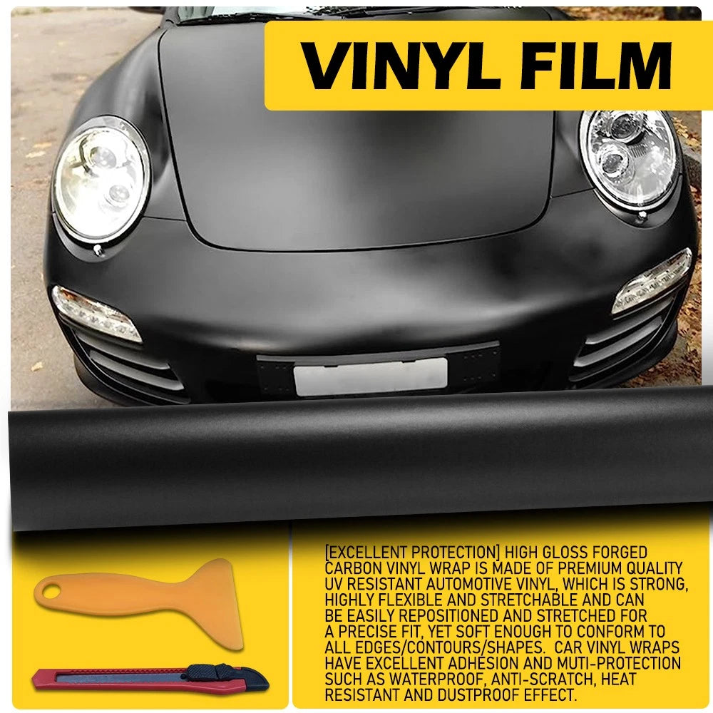 Autoparts Matte Vinyl Wrap Car Sticker Decal Film Bubble Free 150cm*30cm EOA 6B93BC-57