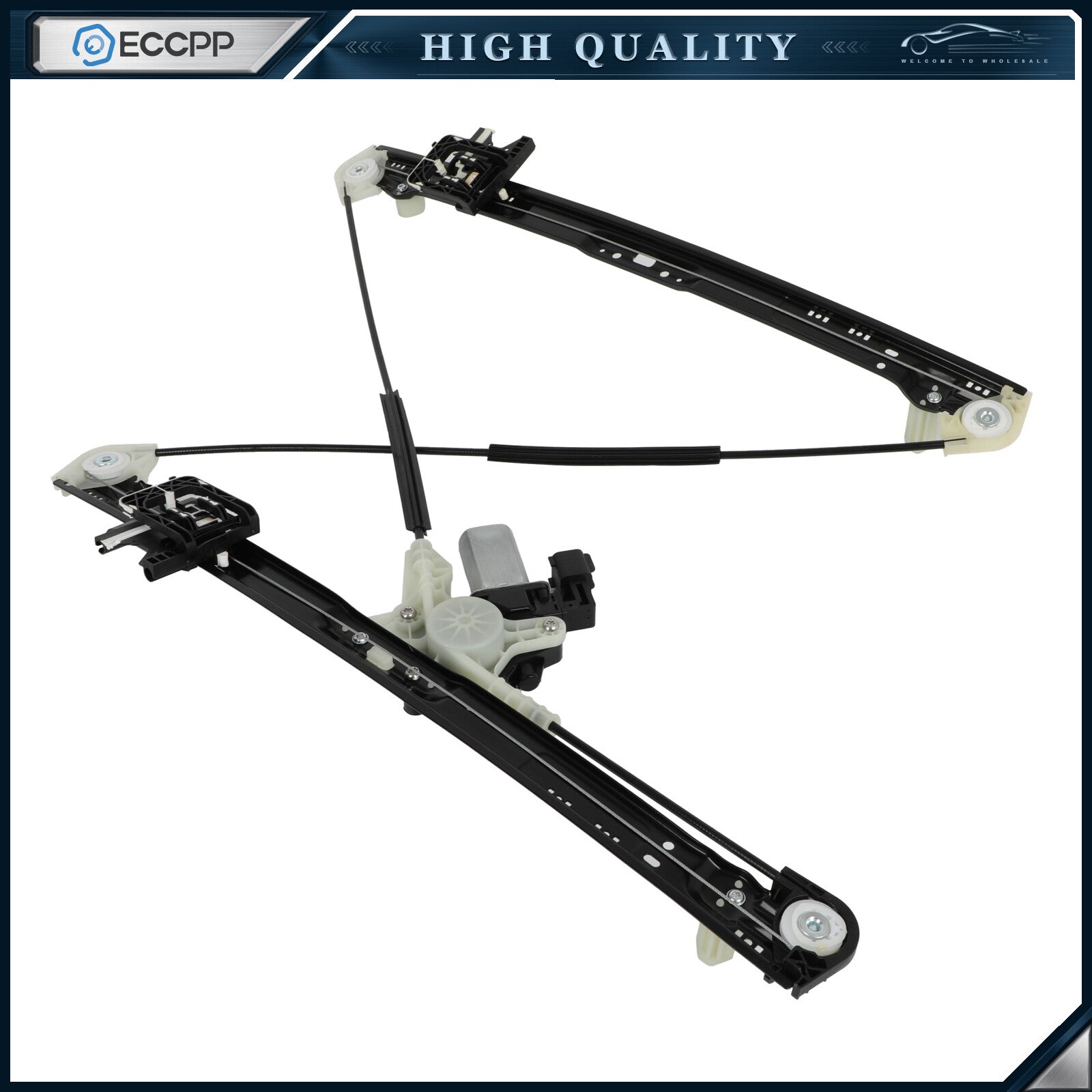 For Land Rover Range Rover 2013-2019 Front Driver Window Regulator with Motor 6B93BC-57