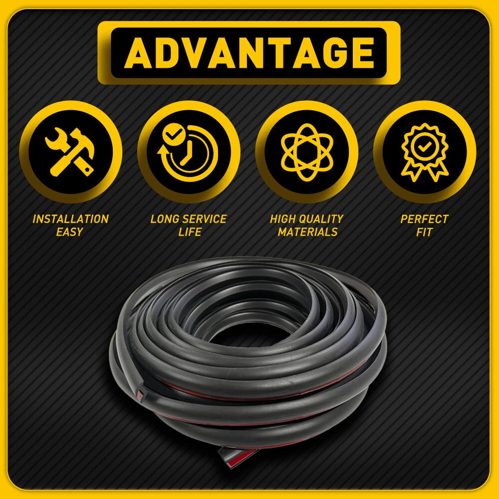 FENDER FLARE REPLACEMENT EDGE TRIM 9m Universal Flexible For Car Truck Wheel EOA 6B93BC-57