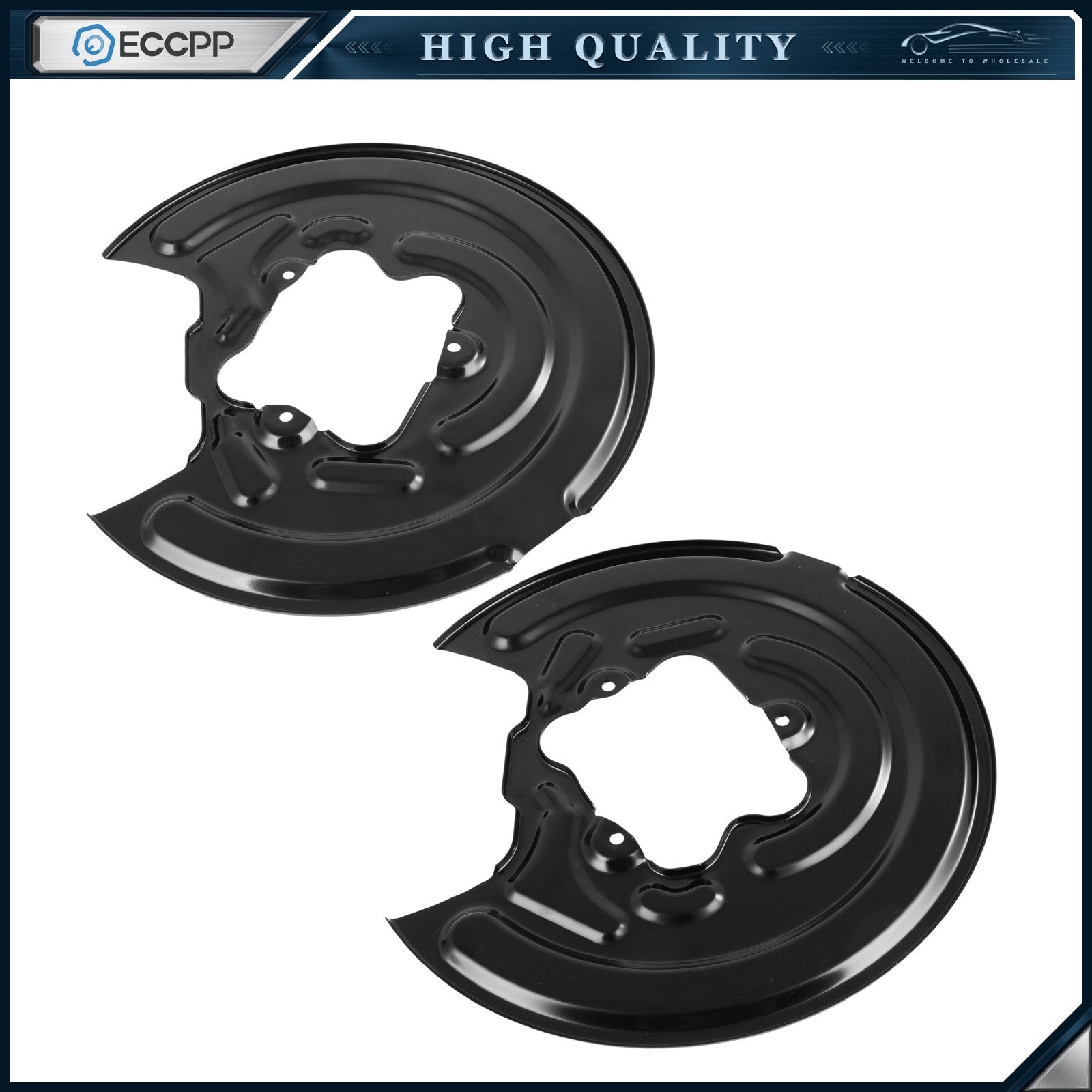 Brake Dust Shield Set For 2013-2019 Ford Explorer Flex Taurus 2013-2016 MKS MKT 6B93BC-57