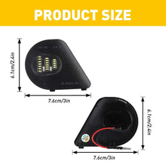 6000K LED Side Mirror Puddle Lights for 10-19 Dodge Ram 1500 2500 3500 4500 5500 6B93BC-57