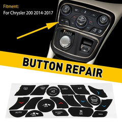 For Chrysler 200 300 14-2017 A/C Climate Control Button Repair Decals sticker EA 6B93BC-57