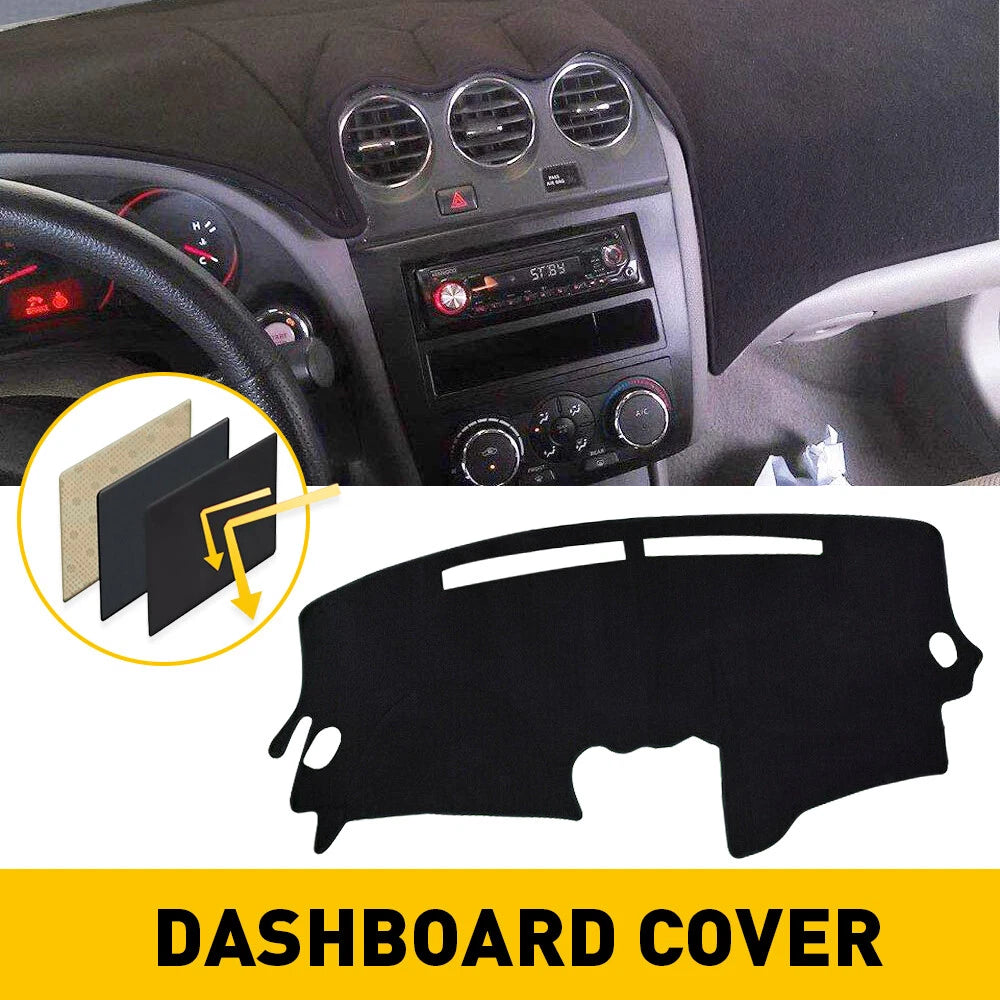 Fits FOR NISSAN ALTIMA 2007-2012 2008 2009 COVER DASH MAT DASHBOARD PAD BLACK EA 6B93BC-57