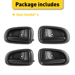 Interior Door Handle For 93-97 Toyota Corolla Set of 4 Front and Rear EOA 6B93BC-57