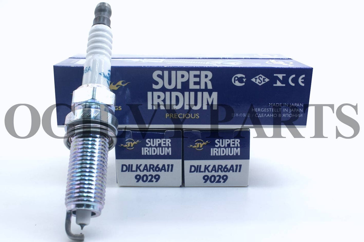 DILKAR6A11 (4) Iridium Spark Plug For 82-19 Nissan Altima Rogue Sentra