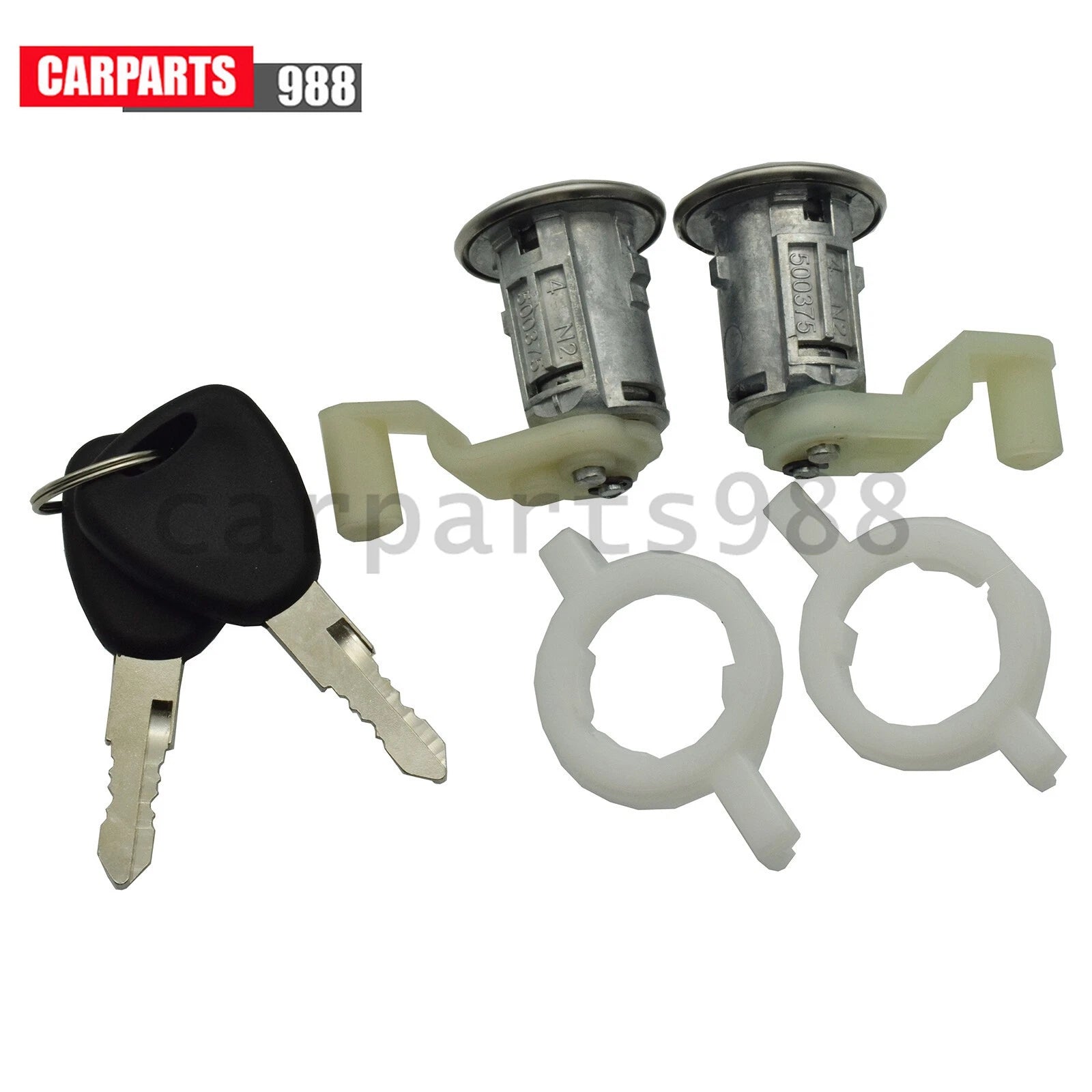Door Lock Barrel Cylinder With Keys For Renault Clio II Megane Thalia 7701472806 6B93BC-57