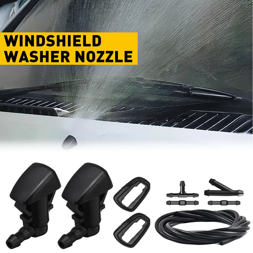 Front Washer Windshield Nozzle Hose Kit for Jeep Grand Cherokee 13-16 68260443AA 6B93BC-57
