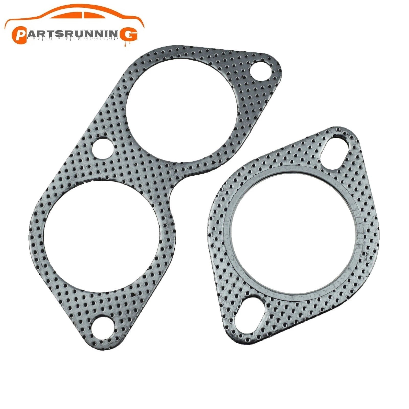 2pcs Exhaust Gasket Flange Cylinder Head Gasket Kit for Lexus IS300 6B93BC-57