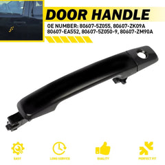 Outside Exterior Door Handle Black Front Driver For Nissan 2005-2008 Maxima EOA 6B93BC-57