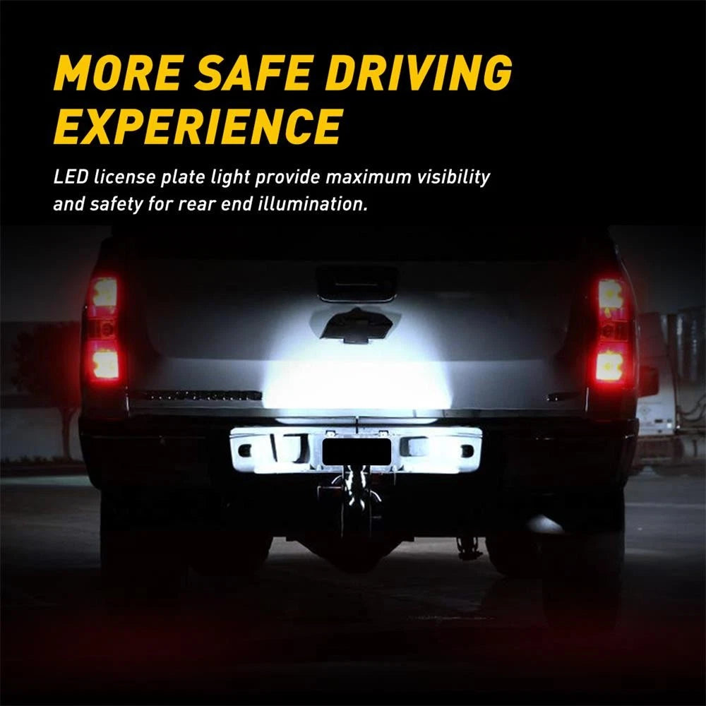 LED License Plate Light for GMC Yukon Sierra 1500 2500 Chevy Tahoe Silverado EOA 6B93BC-57