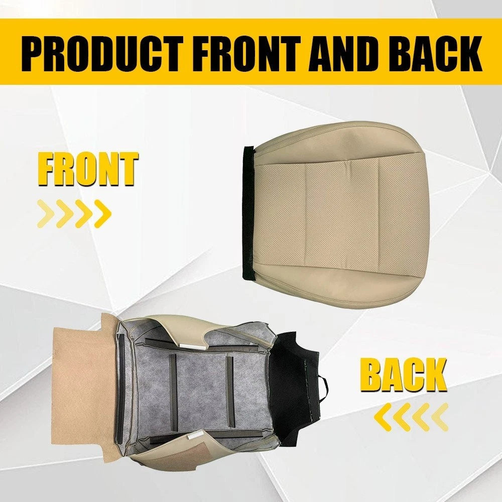 For Subaru Outback 2015-2017 Driver Perforated Leather Bottom Seat Cover Tan EA 6B93BC-57