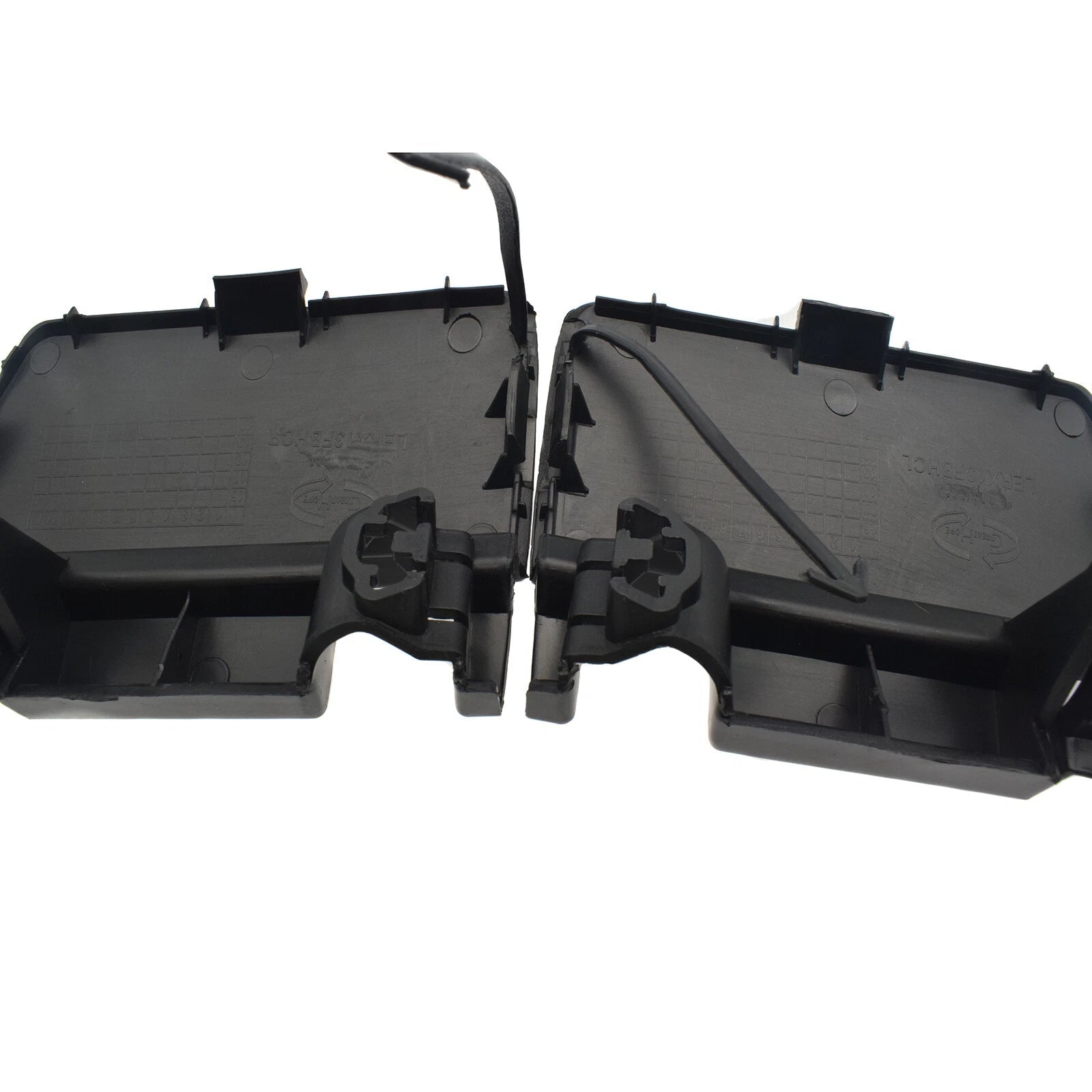 Front Pair 2PCS Bumper Tow Hook Cover For 2013-2015 Lexus RX350 RX450H 3.5L 6B93BC-57
