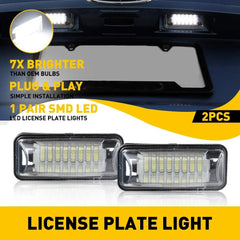 LED License Tag Plate Light 6000K White Lamp For 2013-2020 Subaru Forester BRZ A 6B93BC-57