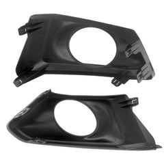 A Pair of Front Bumper Bezels Fog Light Covers Trim For 2019-2022 Nissan Altima