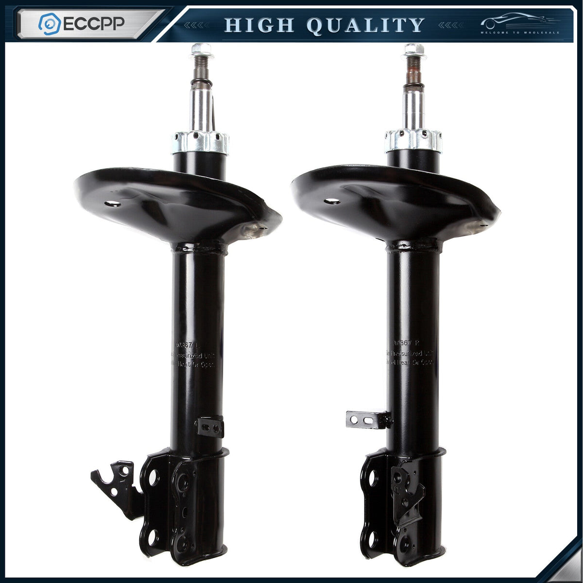 Front Pair Struts Shocks For 1996-2000 Toyota RAV4 2.0L I4 4 Door Left Right 6B93BC-57