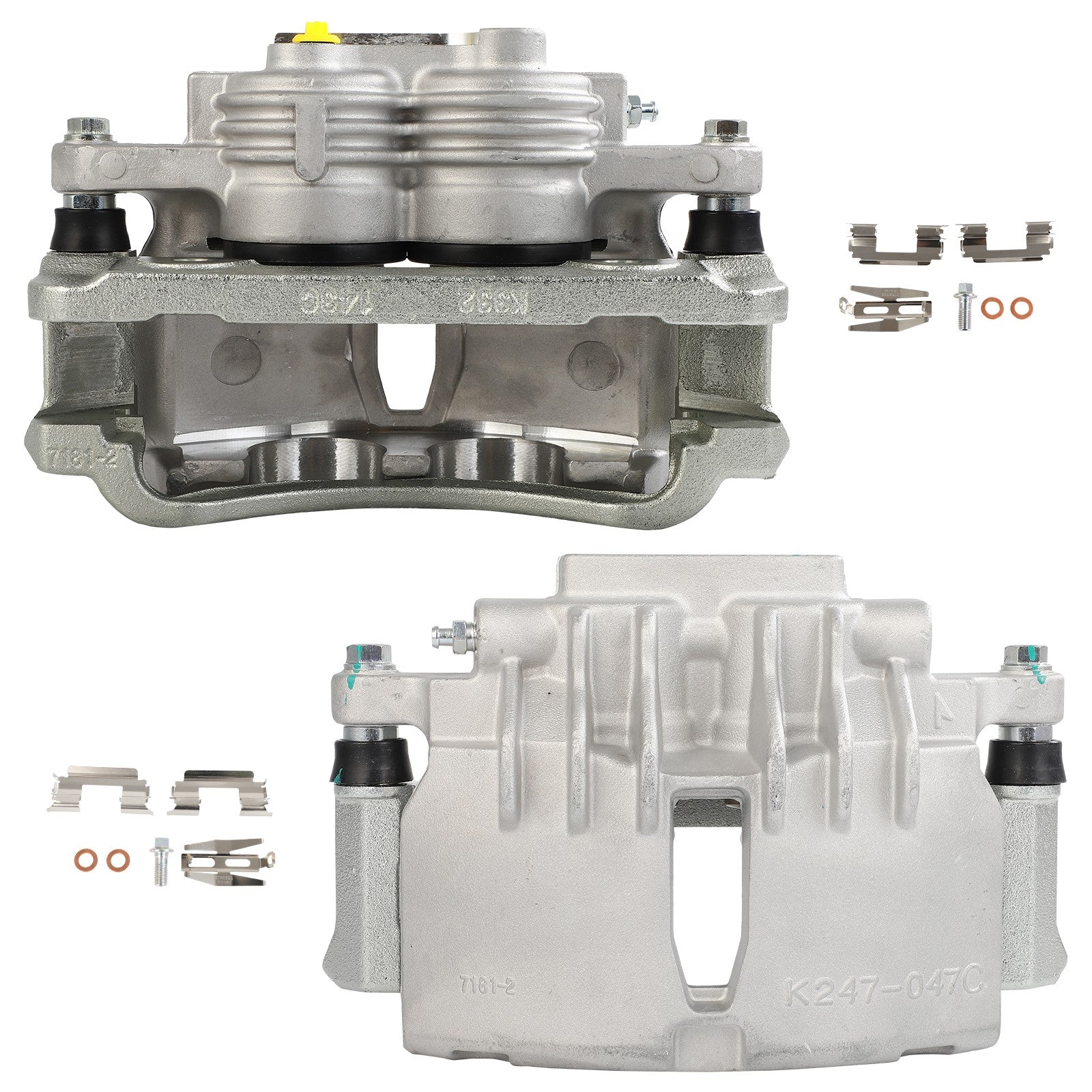 Front Left Right Brake Calipers 2Pcs For 2003-2004 Ford Mustang 18B4839, 18B4838 6B93BC-57