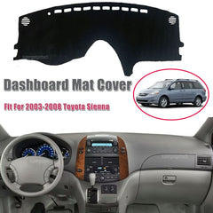 For Toyota Sienna 2003-08 Console Dashboard Suede Mat Protector Sunshield Cover