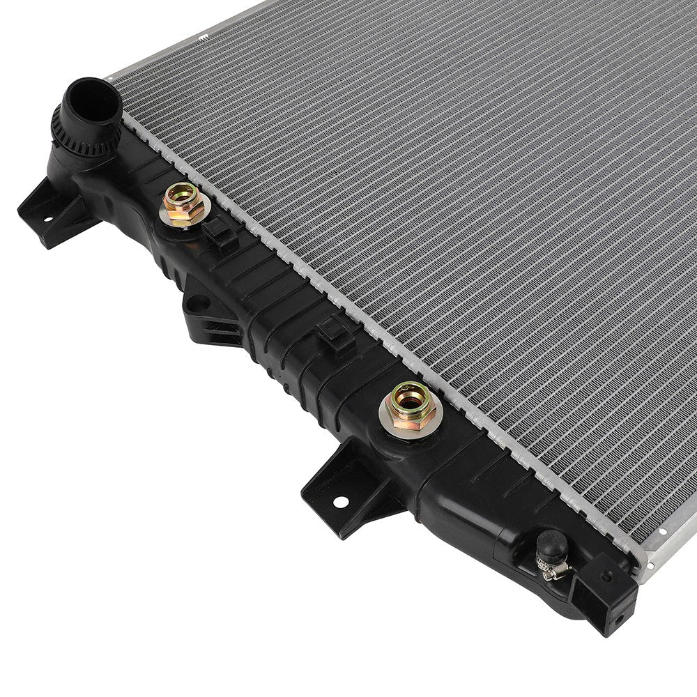 Aluminum Radiator & AC Condenser Cooling Kit For 16 Chevrolet Silverado 2500 HD 6B93BC-57