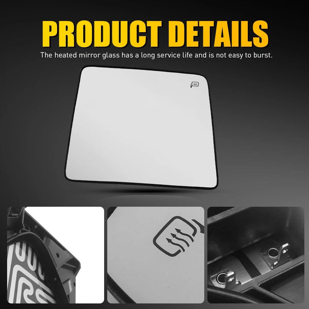 Mirror Glass Heated Passenger Side For 08-16 Ford Super Duty F250 F350 F450 F550 6B93BC-57