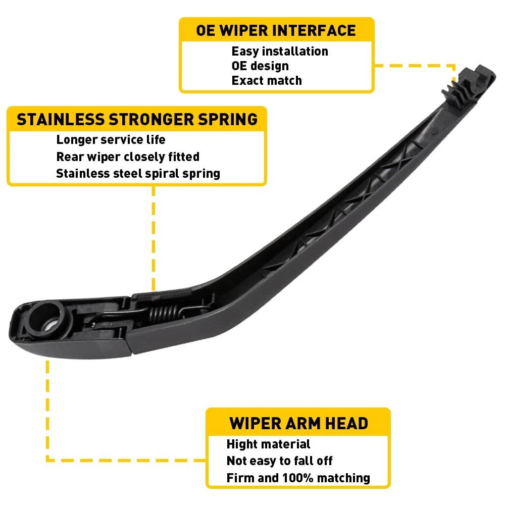 Fits Dodge Journey 2.4L 3.6L 2009-2020 ABS Rear Arm Wiper With Blade 68040371AA 6B93BC-57