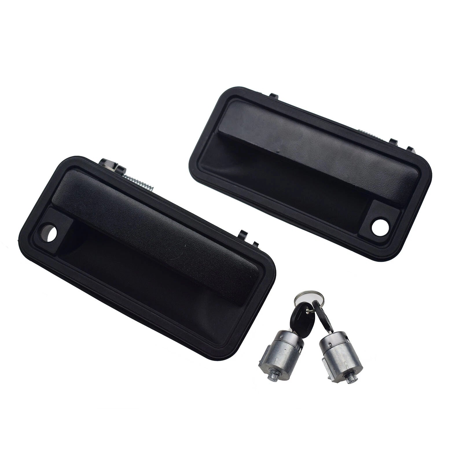 Front L & R Outside Door Handle & Lock Cylinder Kit Set for Chevy GMC 15032305 6B93BC-57