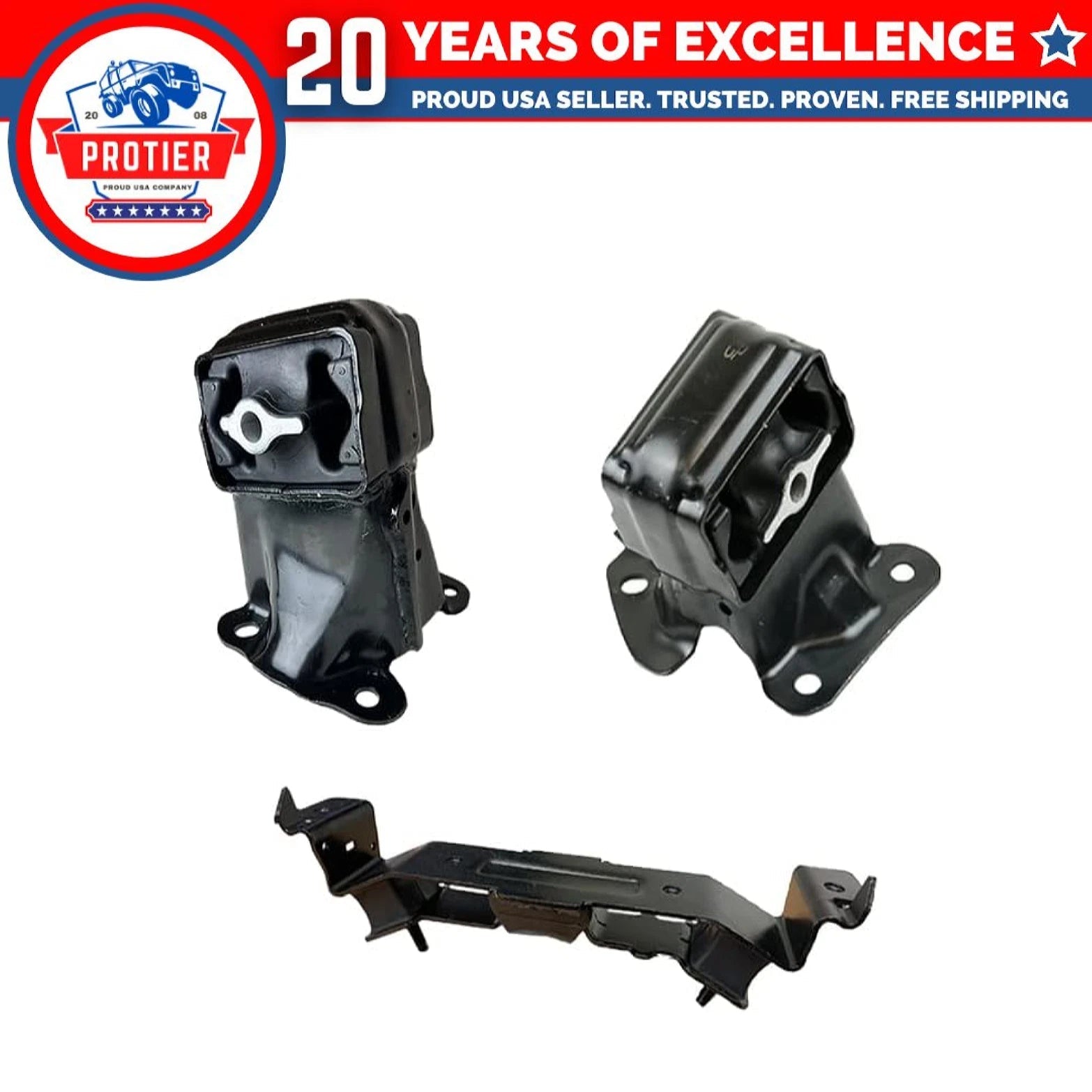 Fits 2006-2010 Jeep Commander 5.7L RWD/4WD Exclude AWD Motor & Trans Mount : 6B93BC-57