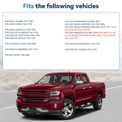 4 Pcs 2" 5x5 Wheel Spacers For Jeep Wrangler JK 2007-2018 Grand Cherokee WJ WK