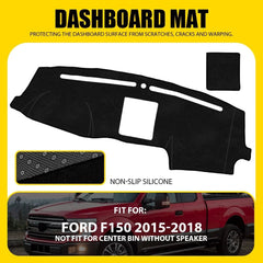 Dashboard Cover For 2015 -2017 2018 Ford F150 Dash Cover Mat Dashmat Black EOA 6B93BC-57