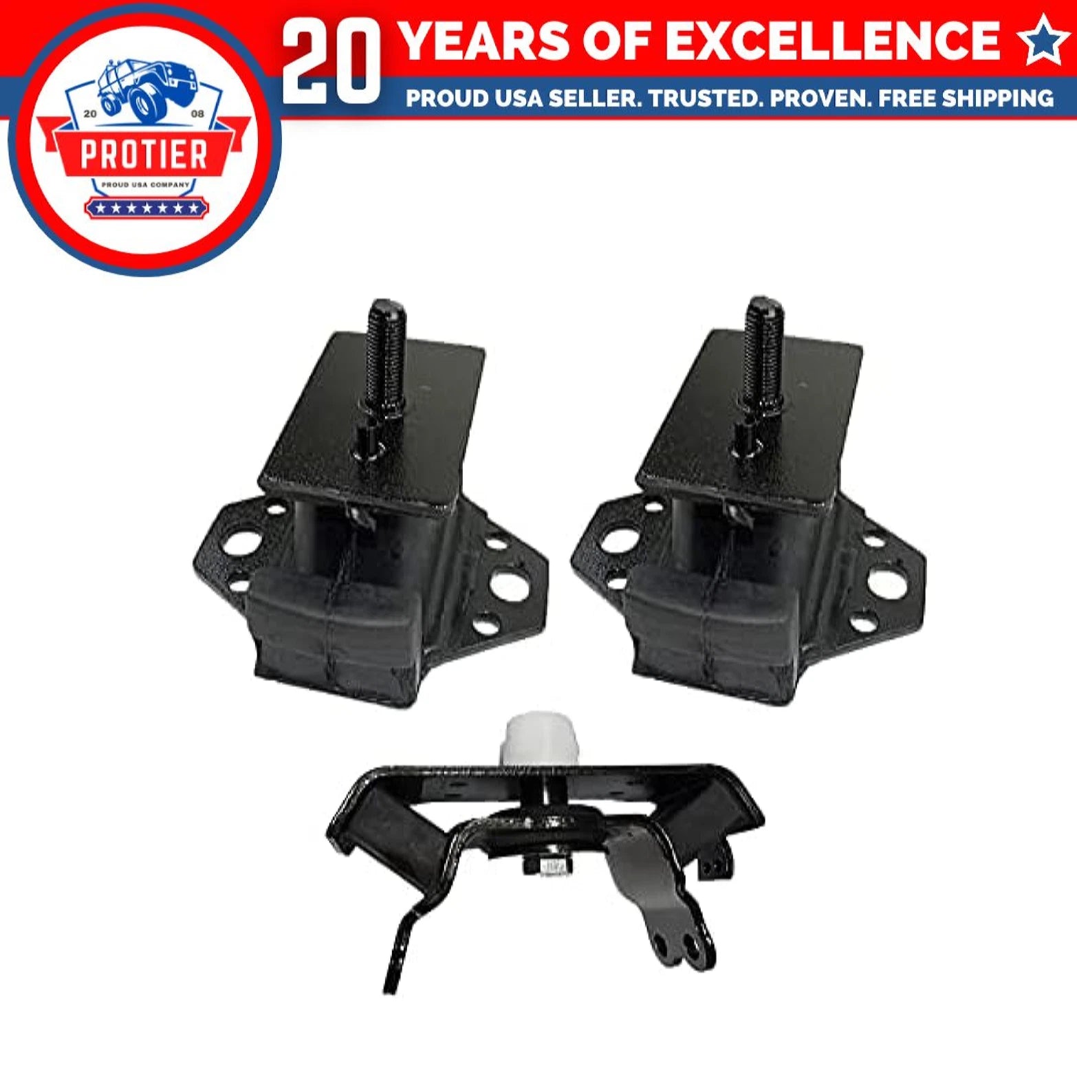 Fits 2012-2015 Toyota Tacoma Prerunner 2.7L RWD Engine Motor&Transmission Mount 6B93BC-57