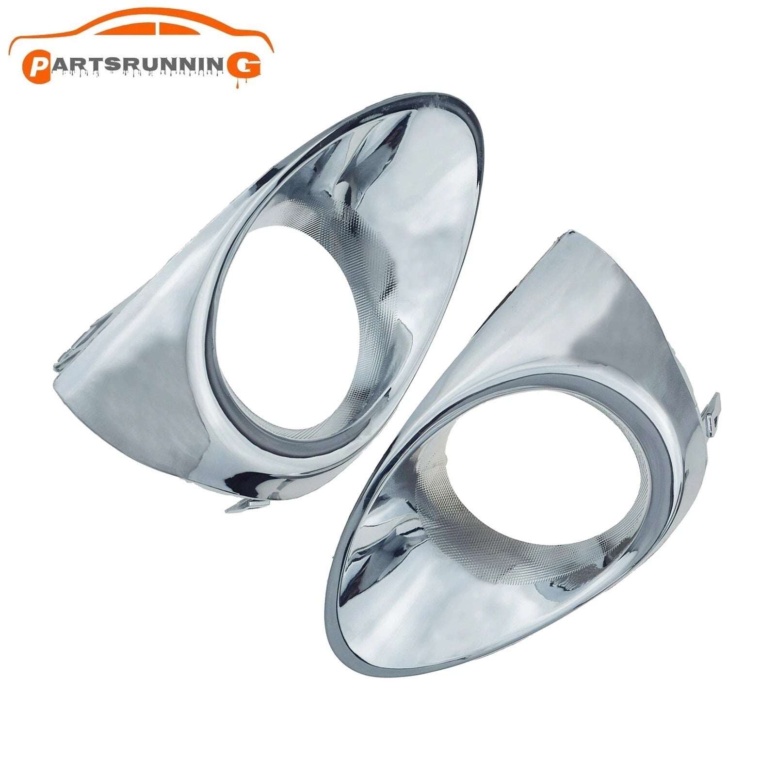 Bumper Fog Light Bezel Lamp Trim Left Right Kit For 2013-2015 Lexus RX350 RX450h 6B93BC-57