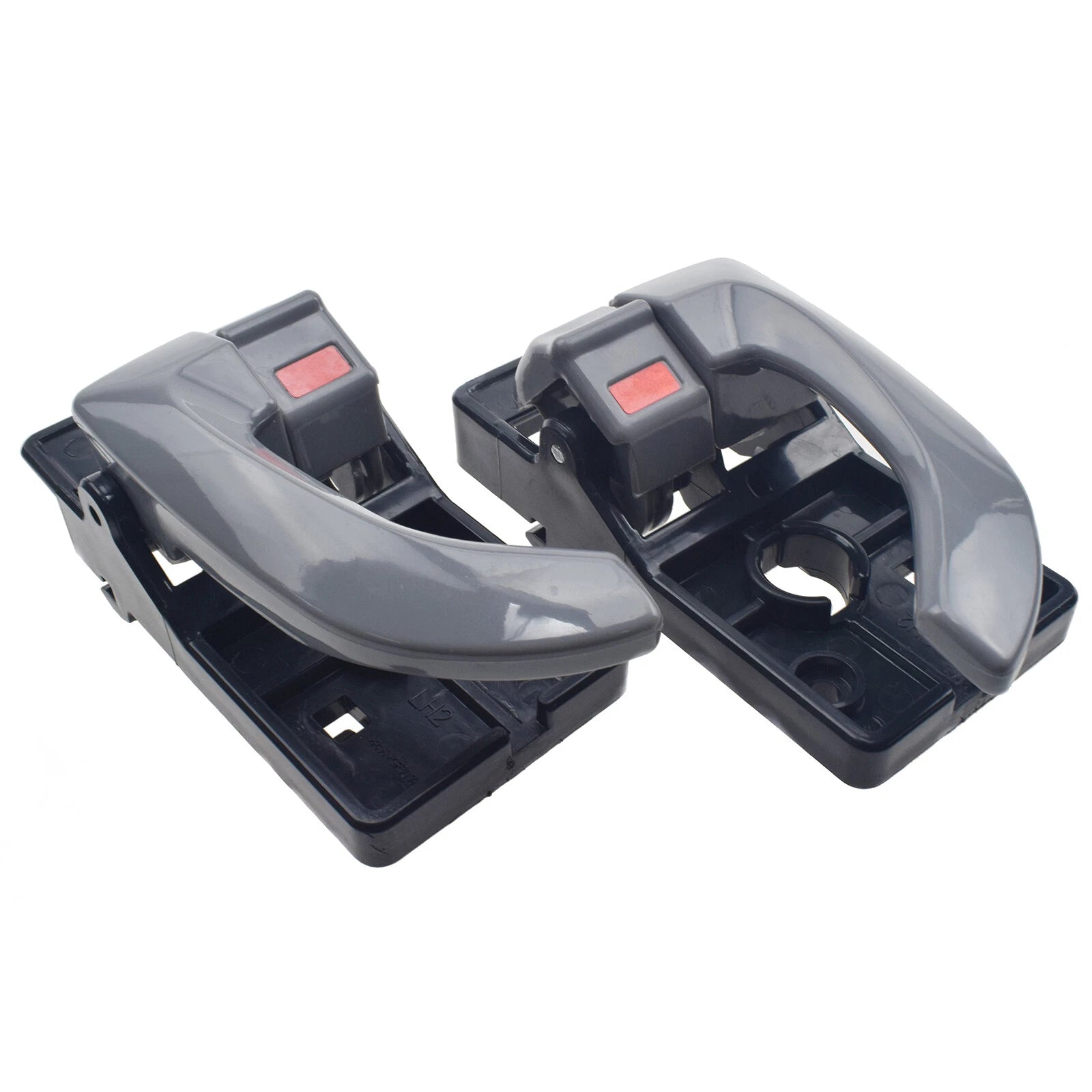 2Pcs Gray Interior Door Handle Left Right For 2005-09 Hyundai Tucson 826202E000 6B93BC-57