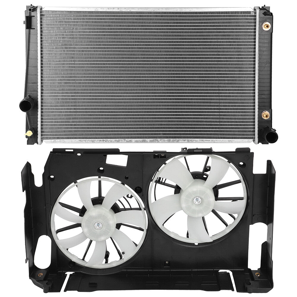 Electric Radiator Cooling Fan Kit For 2006 2007 2008 2009-2012 Toyota RAV4 6B93BC-57