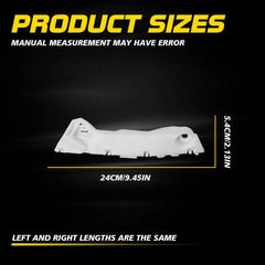 2PCS Front Driver Passenger Bumper Cover Bracket Set For 2007-2015 Mazda CX-9 A 6B93BC-57