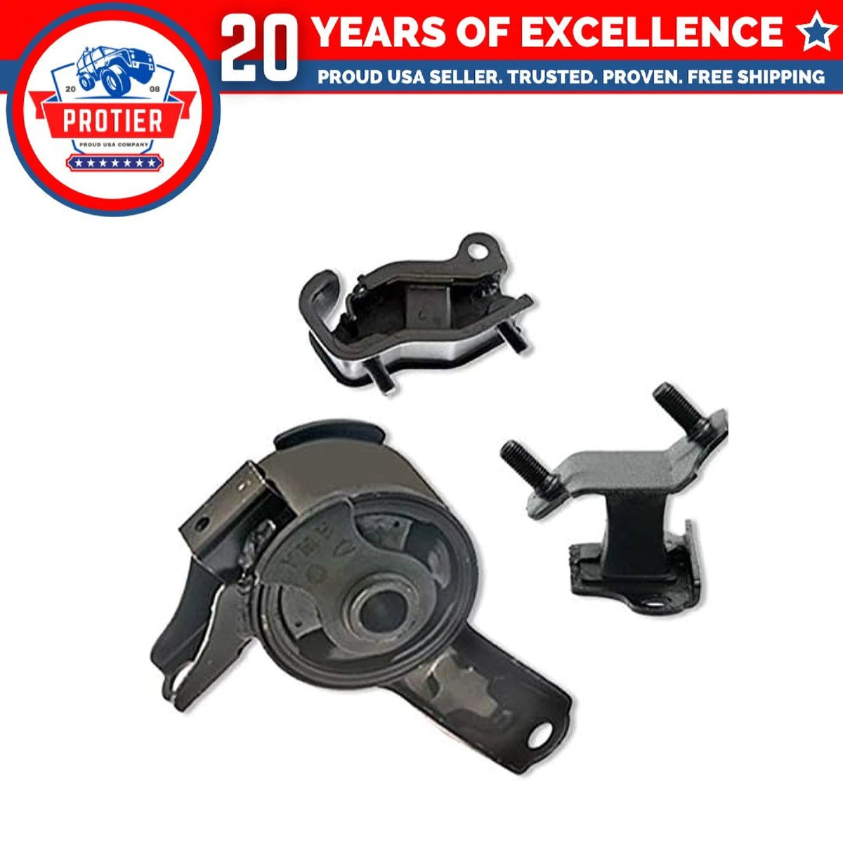 Fits 2005-2006 Honda Odyssey 3.5L i-VTEC AUTO Front RT Motor & Trans Mount 3pcs 6B93BC-57