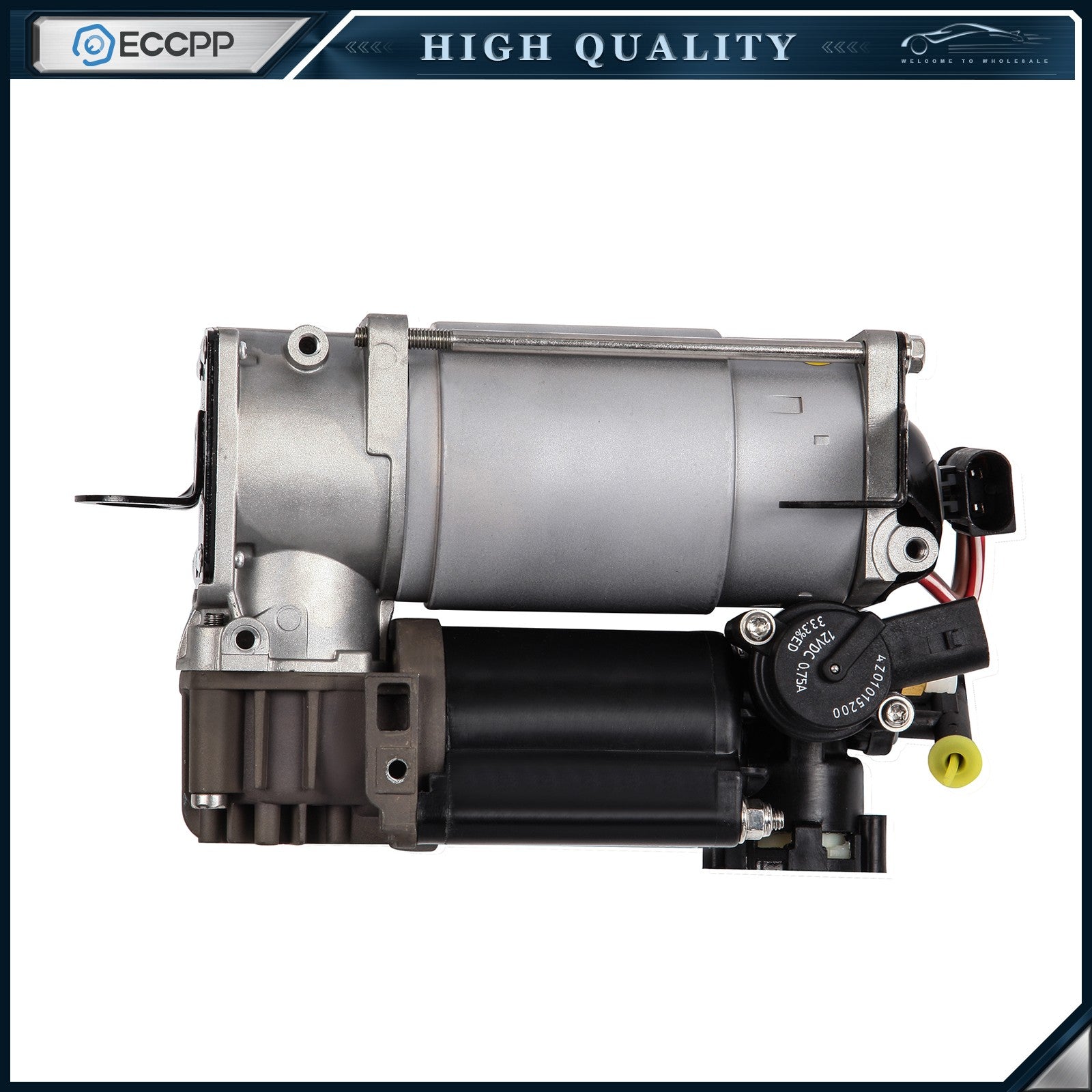 3PCS Rear Air Suspension Strut & Air Compressor For Mercedes W220 S350 S430 S500 6B93BC-57