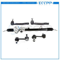 Eccpp For 08-12 Honda Accord Power Steering Rack & Pinion Outer Tierod Sway Bar ECCPP