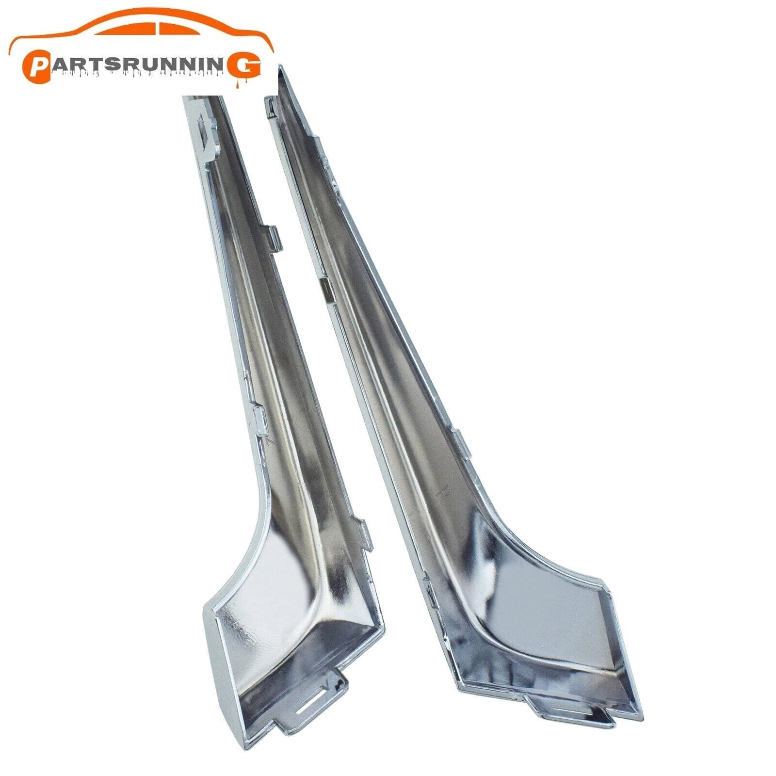 2PCS Front Left & Right Side Bumper Trim For 2016-2018 Chevy Malibu 23478373 6B93BC-57
