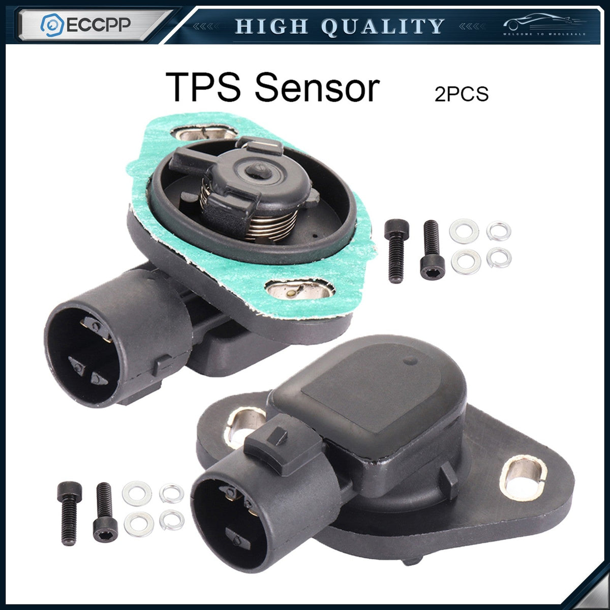 ECCPP 2x Throttle Position Sensor Accelerator Switch Fits Acura Integra D16A1 ECCPP