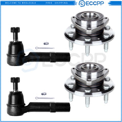 Front Tie Rod End Steering Linkages Wheel Hub Bearing For 2008-15 Buick Enclave