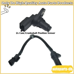 2x Cam/Crankshaft Position Sensor for Hyundai Accent Kia 39180-2B000 39350-2B000 6B93BC-57